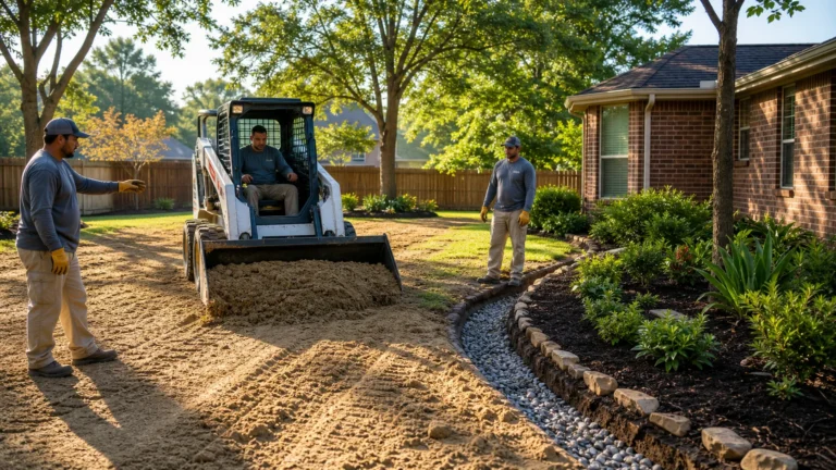 Post-Flood Yard Recovery in Houston: Drainage, Soil Fixes, and Fill Dirt